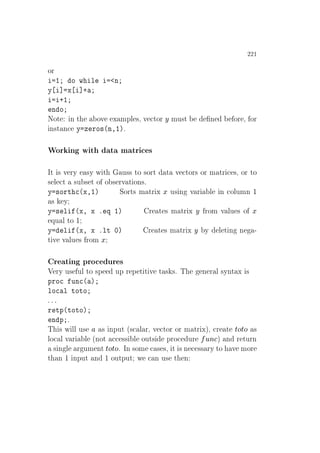 ¾¾½
ÓÖ
½ Ó Û Ð Ò
Ý Ü ·
·½
Ò Ó
ÆÓØ Ò Ø ÓÚ Ü ÑÔÐ ×¸ Ú ØÓÖ Ý ÑÙ×Ø Ò ÓÖ ¸ ÓÖ
Ò×Ø Ò Ý Þ ÖÓ×´Ò¸½µº
ÏÓÖ Ò Û Ø Ø Ñ ØÖ ×
ÁØ × Ú ÖÝ ×Ý Û Ø Ù×× ØÓ ×ÓÖØ Ø Ú ØÓÖ× ÓÖ Ñ ØÖ ×¸ ÓÖ ØÓ
× Ð Ø ×Ù × Ø Ó Ó × ÖÚ Ø ÓÒ×º
Ý ×ÓÖØ ´Ü¸½µ ËÓÖØ× Ñ ØÖ Ü Ü Ù× Ò Ú Ö Ð Ò ÓÐÙÑÒ ½
× Ý
Ý × Ð ´Ü¸ Ü º Õ ½µ Ö Ø × Ñ ØÖ Ü Ý ÖÓÑ Ú ÐÙ × Ó Ü
ÕÙ Ð ØÓ ½
Ý Ð ´Ü¸ Ü ºÐØ ¼µ Ö Ø × Ñ ØÖ Ü Ý Ý Ð Ø Ò Ò ¹
Ø Ú Ú ÐÙ × ÖÓÑ Ü
Ö Ø Ò ÔÖÓ ÙÖ ×
Î ÖÝ Ù× ÙÐ ØÓ ×Ô ÙÔ Ö Ô Ø Ø Ú Ø × ×º Ì Ò Ö Ð ×ÝÒØ Ü ×
ÔÖÓ ÙÒ ´ µ
ÐÓ Ð ØÓØÓ
Ö ØÔ´ØÓØÓµ
Ò Ô º
Ì × Û ÐÐ Ù× × ÒÔÙØ ´× Ð Ö¸ Ú ØÓÖ ÓÖ Ñ ØÖ Üµ¸ Ö Ø ØÓØÓ ×
ÐÓ Ð Ú Ö Ð ´ÒÓØ ×× Ð ÓÙØ× ÔÖÓ ÙÖ ÙÒ µ Ò Ö ØÙÖÒ
× Ò Ð Ö ÙÑ ÒØ ØÓØÓº ÁÒ ×ÓÑ × ×¸ Ø × Ò ×× ÖÝ ØÓ Ú ÑÓÖ
Ø Ò ½ ÒÔÙØ Ò ½ ÓÙØÔÙØ Û Ò Ù× Ø Ò
 