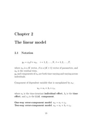 ÔØ Ö ¾
Ì Ð Ò Ö ÑÓ Ð
¾º½ ÆÓØ Ø ÓÒ
Ý Ø Ü Ø¬ · Ù Ø ½ ¾ Æ Ø ½ ¾ Ì
Û Ö Ü Ø × Ã Ú ØÓÖ¸ ¬ × ´Ã ¢½µ Ú ØÓÖ Ó Ô Ö Ñ Ø Ö×¸ Ò
Ù Ø × Ø Ö × Ù Ð Ø ÖÑº
Ý Ø Ò ÓÑÔÓÒ ÒØ× Ó Ü Ø Ö ÓØ Ø Ñ ¹Ú ÖÝ Ò Ò Ú ÖÝ Ò ÖÓ××
Ò Ú Ù Ð×º
ÓÑÔÓÒ ÒØ Ó Ô Ò ÒØ Ú Ö Ð Ø Ø × ÙÒ ÜÔÐ Ò Ý Ü Ø
Ù Ø « · Ø · Ø
Û Ö « × Ø Ø Ñ ¹ ÒÚ Ö ÒØ Ò Ú Ù Ð Ø¸ Ø × Ø Ø Ñ
Ø¸ Ò Ø × Ø º º º ÓÑÔÓÒ ÒØº
ÇÒ ¹Û Ý ÖÖÓÖ¹ ÓÑÔÓÒ ÒØ ÑÓ Ð Ù Ø « · Øº
ÌÛÓ¹Û Ý ÖÖÓÖ¹ ÓÑÔÓÒ ÒØ ÑÓ Ð Ù Ø « · Ø · Øº
¾¿
 