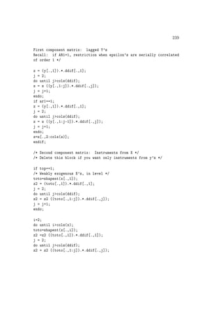 ¾¿
Ö×Ø ÓÑÔÓÒ ÒØ Ñ ØÖ Ü Ð ³×
Ê ÐÐ Ê½ ½¸ Ö ×ØÖ Ø ÓÒ Û Ò Ô× ÐÓÒ³× Ö × Ö ÐÐÝ ÓÖÖ Ð Ø
Ó ÓÖ Ö ½ ¶»
Þ ´Ý º¸½ µº¶º º¸½
¾
Ó ÙÒØ Ð ÓÐ×´ µ
Þ Þ ´´Ý º¸½ µº¶º º¸ µ
·½
Ò Ó
Ö½ ½
Þ ´Ý º¸½ µº¶º º¸½
¾
Ó ÙÒØ Ð ÓÐ×´ µ
Þ Þ ´´Ý º¸½ ¹½ µº¶º º¸ µ
·½
Ò Ó
Þ Þ º¸¾ ÓÐ×´Þµ
Ò
»¶ Ë ÓÒ ÓÑÔÓÒ ÒØ Ñ ØÖ Ü ÁÒ×ØÖÙÑ ÒØ× ÖÓÑ ¶»
»¶ Ð Ø Ø × ÐÓ ÝÓÙ Û ÒØ ÓÒÐÝ Ò×ØÖÙÑ ÒØ× ÖÓÑ Ý³× ¶»
ØÓÔ ½
»¶ Ï ÐÝ ÜÓ ÒÓÙ× ³×¸ Ò Ð Ú Ð ¶»
ØÓØÓ × Ô ÒØ´Ü º¸½ µ
Þ¾ ´ØÓØÓ º¸½ µº¶º º¸½
¾
Ó ÙÒØ Ð ÓÐ×´ µ
Þ¾ Þ¾ ´´ØÓØÓ º¸½ µº¶º º¸ µ
·½
Ò Ó
¾
Ó ÙÒØ Ð ÓÐ×´Üµ
ØÓØÓ × Ô ÒØ´Ü º¸ µ
Þ¾ Þ¾ ´´ØÓØÓ º¸½ µº¶º º¸½ µ
¾
Ó ÙÒØ Ð ÓÐ×´ µ
Þ¾ Þ¾ ´´ØÓØÓ º¸½ µº¶º º¸ µ
 