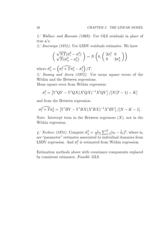 ¿ À ÈÌ Ê ¾º ÌÀ ÄÁÆ Ê ÅÇ Ä
½» Ï ÐÐ Ò ÀÙ×× Ò ´½ µ Í× ÇÄË Ö × Ù Ð× Ò ÔÐ Ó
ØÖÙ Ù³×
¾» Ñ Ñ Ý ´½ ½µ Í× ÄË Î Ö × Ù Ð× ×Ø Ñ Ø ×º Ï Ú
Ô
ÆÌ´ ¾   ¾µÔ
Æ´ ¾
«   ¾
«µ
Ú Æ ¼
¾ ¼
¼ ¾ «
Û Ö
¾
«
¾ · Ì ¾«   ¾ Ìº
¿» ËÛ ÑÝ Ò ÖÓÖ ´½ ¾µ Í× Ñ Ò ×ÕÙ Ö ÖÖÓÖ× Ó Ø
Ï Ø Ò Ò Ø ØÛ Ò Ö Ö ×× ÓÒ×º
Å Ò ×ÕÙ Ö ÖÖÓÖ ÖÓÑ Ï Ø Ò Ö Ö ×× ÓÒ
¾ ¢ ¼É   ¼É ´ ¼É µ ½ ¼É
£
Æ´Ì  ½µ  Ã
Ò ÖÓÑ Ø ØÛ Ò Ö Ö ×× ÓÒ
¾ · Ì ¾«
¢ ¼   ¼ ´ ¼ µ ½ ¼ £
Æ  Ã  ½
ÆÓØ ÁÒØ Ö ÔØ Ø ÖÑ Ò Ø ØÛ Ò Ö Ö ××ÓÖ× ´ µ¸ ÒÓØ Ò Ø
Ï Ø Ò Ö Ö ×× ÓÒº
» Æ ÖÐÓÚ ´½ ½µ ÓÑÔÙØ
¾
«
½
Æ ½
ÈÆ
½´«  « µ¾¸ Û Ö «
Ö Ô Ö Ñ Ø Ö ×Ø Ñ Ø × ××Ó Ø ØÓ Ò Ú Ù Ð ÙÑÑ × ÖÓÑ
ÄË Î Ö Ö ×× ÓÒº Ò
¾ × ×Ø Ñ Ø ÖÓÑ Ï Ø Ò Ö Ö ×× ÓÒº
×Ø Ñ Ø ÓÒ Ñ Ø Ó × ÓÚ Û Ø ÓÚ Ö Ò ÓÑÔÓÒ ÒØ× Ö ÔÐ
Ý ÓÒ× ×Ø ÒØ ×Ø Ñ Ø × × Ð ÄËº
 