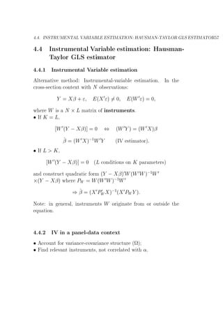 º º ÁÆËÌÊÍÅ ÆÌ Ä Î ÊÁ Ä ËÌÁÅ ÌÁÇÆ À ÍËÅ Æ¹Ì ÄÇÊ ÄË ËÌÁÅ ÌÇÊ
º ÁÒ×ØÖÙÑ ÒØ Ð Î Ö Ð ×Ø Ñ Ø ÓÒ À Ù×Ñ Ò¹
Ì ÝÐÓÖ ÄË ×Ø Ñ ØÓÖ
º º½ ÁÒ×ØÖÙÑ ÒØ Ð Î Ö Ð ×Ø Ñ Ø ÓÒ
ÐØ ÖÒ Ø Ú Ñ Ø Ó ÁÒ×ØÖÙÑ ÒØ Ð¹Ú Ö Ð ×Ø Ñ Ø ÓÒº ÁÒ Ø
ÖÓ××¹× Ø ÓÒ ÓÒØ ÜØ Û Ø Æ Ó × ÖÚ Ø ÓÒ×
¬ · ´ ¼ µ ¼ ´Ï¼ µ ¼
Û Ö Ï × Æ ¢Ä Ñ ØÖ Ü Ó Ò×ØÖÙÑ ÒØ×º
¯ Á Ã Ä¸
Ï¼´   ¬µ ¼ ¸ ´Ï¼ µ ´Ï¼ µ¬
¬ ´Ï¼ µ ½Ï¼ ´ÁÎ ×Ø Ñ ØÓÖµ
¯ Á Ä Ã¸
Ï¼´   ¬µ ¼ ´Ä ÓÒ Ø ÓÒ× ÓÒ Ã Ô Ö Ñ Ø Ö×µ
Ò ÓÒ×ØÖÙ Ø ÕÙ Ö Ø ÓÖÑ ´   ¬µ¼Ï´Ï¼Ïµ ½Ï¼
¢´   ¬µ Û Ö ÈÏ Ï´Ï¼Ïµ ½Ï¼
µ ¬ ´ ¼È¼
Ï µ ½´ ¼ÈÏ µ
ÆÓØ Ò Ò Ö Ð¸ Ò×ØÖÙÑ ÒØ× Ï ÓÖ Ò Ø ÖÓÑ ÓÖ ÓÙØ× Ø
ÕÙ Ø ÓÒº
º º¾ ÁÎ Ò Ô Ò Ð¹ Ø ÓÒØ ÜØ
¯ ÓÙÒØ ÓÖ Ú Ö Ò ¹ ÓÚ Ö Ò ×ØÖÙ ØÙÖ ´ªµ
¯ Ò Ö Ð Ú ÒØ Ò×ØÖÙÑ ÒØ×¸ ÒÓØ ÓÖÖ Ð Ø Û Ø «º
 