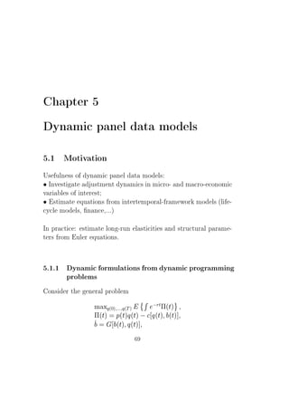ÔØ Ö
ÝÒ Ñ Ô Ò Ð Ø ÑÓ Ð×
º½ ÅÓØ Ú Ø ÓÒ
Í× ÙÐÒ ×× Ó ÝÒ Ñ Ô Ò Ð Ø ÑÓ Ð×
¯ ÁÒÚ ×Ø Ø Ù×ØÑ ÒØ ÝÒ Ñ × Ò Ñ ÖÓ¹ Ò Ñ ÖÓ¹ ÓÒÓÑ
Ú Ö Ð × Ó ÒØ Ö ×Ø
¯ ×Ø Ñ Ø ÕÙ Ø ÓÒ× ÖÓÑ ÒØ ÖØ ÑÔÓÖ Ð¹ Ö Ñ ÛÓÖ ÑÓ Ð× ´Ð ¹
Ý Ð ÑÓ Ð×¸ Ò Ò ¸ºººµ
ÁÒ ÔÖ Ø ×Ø Ñ Ø ÐÓÒ ¹ÖÙÒ Ð ×Ø Ø × Ò ×ØÖÙ ØÙÖ Ð Ô Ö Ñ ¹
Ø Ö× ÖÓÑ ÙÐ Ö ÕÙ Ø ÓÒ×º
º½º½ ÝÒ Ñ ÓÖÑÙÐ Ø ÓÒ× ÖÓÑ ÝÒ Ñ ÔÖÓ Ö ÑÑ Ò
ÔÖÓ Ð Ñ×
ÓÒ× Ö Ø Ò Ö Ð ÔÖÓ Ð Ñ
Ñ ÜÕ´¼µ Õ´Ìµ
¨Ê  ÖØ¥´Øµ
©
¥´Øµ Ô´ØµÕ´Øµ   Õ´Øµ ´Øµ
´Øµ Õ´Øµ
 