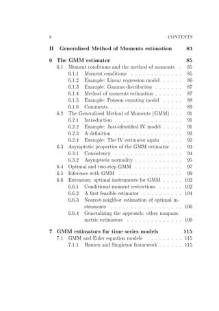ÇÆÌ ÆÌË
ÁÁ Ò Ö Ð Þ Å Ø Ó Ó ÅÓÑ ÒØ× ×Ø Ñ Ø ÓÒ ¿
Ì ÅÅ ×Ø Ñ ØÓÖ
º½ ÅÓÑ ÒØ ÓÒ Ø ÓÒ× Ò Ø Ñ Ø Ó Ó ÑÓÑ ÒØ× º
º½º½ ÅÓÑ ÒØ ÓÒ Ø ÓÒ× º º º º º º º º º º º º º
º½º¾ Ü ÑÔÐ Ä Ò Ö Ö Ö ×× ÓÒ ÑÓ Ð º º º º º
º½º¿ Ü ÑÔÐ ÑÑ ×ØÖ ÙØ ÓÒ º º º º º º º
º½º Å Ø Ó Ó ÑÓÑ ÒØ× ×Ø Ñ Ø ÓÒ º º º º º º º
º½º Ü ÑÔÐ ÈÓ ××ÓÒ ÓÙÒØ Ò ÑÓ Ð º º º º º
º½º ÓÑÑ ÒØ× º º º º º º º º º º º º º º º º º º
º¾ Ì Ò Ö Ð Þ Å Ø Ó Ó ÅÓÑ ÒØ× ´ ÅÅµ º º º ½
º¾º½ ÁÒØÖÓ Ù Ø ÓÒ º º º º º º º º º º º º º º º º º ½
º¾º¾ Ü ÑÔÐ ÂÙ×Ø¹ ÒØ ÁÎ ÑÓ Ð º º º º º ½
º¾º¿ Ò Ø ÓÒ º º º º º º º º º º º º º º º º º ¾
º¾º Ü ÑÔÐ Ì ÁÎ ×Ø Ñ ØÓÖ Ò º º º º º ¾
º¿ ×ÝÑÔØÓØ ÔÖÓÔ ÖØ × Ó Ø ÅÅ ×Ø Ñ ØÓÖ º º º ¿
º¿º½ ÓÒ× ×Ø Ò Ý º º º º º º º º º º º º º º º º º
º¿º¾ ×ÝÑÔØÓØ ÒÓÖÑ Ð ØÝ º º º º º º º º º º º º
º ÇÔØ Ñ Ð Ò ØÛÓ¹×Ø Ô ÅÅ º º º º º º º º º º º º
º ÁÒ Ö Ò Û Ø ÅÅ º º º º º º º º º º º º º º º º
º ÜØ Ò× ÓÒ ÓÔØ Ñ Ð Ò×ØÖÙÑ ÒØ× ÓÖ ÅÅ º º º º º ½¼¾
º º½ ÓÒ Ø ÓÒ Ð ÑÓÑ ÒØ Ö ×ØÖ Ø ÓÒ× º º º º º º ½¼¾
º º¾ Ö×Ø × Ð ×Ø Ñ ØÓÖ º º º º º º º º º º ½¼
º º¿ Æ Ö ×Ø¹Ò ÓÖ ×Ø Ñ Ø ÓÒ Ó ÓÔØ Ñ Ð Ò¹
×ØÖÙÑ ÒØ× º º º º º º º º º º º º º º º º º º ½¼
º º Ò Ö Ð Þ Ò Ø ÔÔÖÓ ÓØ Ö ÒÓÒÔ Ö ¹
Ñ ØÖ ×Ø Ñ ØÓÖ× º º º º º º º º º º º º º º ½¼
ÅÅ ×Ø Ñ ØÓÖ× ÓÖ Ø Ñ × Ö × ÑÓ Ð× ½½
º½ ÅÅ Ò ÙÐ Ö ÕÙ Ø ÓÒ ÑÓ Ð× º º º º º º º º º ½½
º½º½ À Ò× Ò Ò Ë Ò Ð ØÓÒ Ö Ñ ÛÓÖ º º º º º º ½½
 