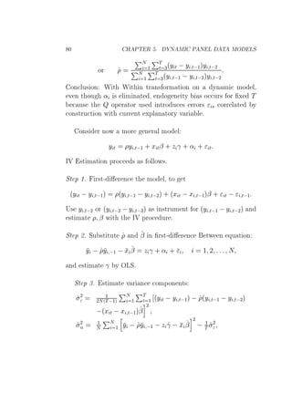 ¼ À ÈÌ Ê º Æ ÅÁ È Æ Ä Ì ÅÇ ÄË
ÓÖ
ÈÆ
½
ÈÌ
Ø ¿´Ý Ø  Ý Ø ½µÝ Ø ¾
ÈÆ
½
ÈÌ
Ø ¿´Ý Ø ½  Ý Ø ¾µÝ Ø ¾
ÓÒ ÐÙ× ÓÒ Ï Ø Ï Ø Ò ØÖ Ò× ÓÖÑ Ø ÓÒ ÓÒ ÝÒ Ñ ÑÓ Ð¸
Ú Ò Ø ÓÙ « × Ð Ñ Ò Ø ¸ Ò Ó Ò ØÝ × Ó ÙÖ× ÓÖ Ü Ì
Ù× Ø É ÓÔ Ö ØÓÖ Ù× ÒØÖÓ Ù × ÖÖÓÖ× × ÓÖÖ Ð Ø Ý
ÓÒ×ØÖÙ Ø ÓÒ Û Ø ÙÖÖ ÒØ ÜÔÐ Ò ØÓÖÝ Ú Ö Ð º
ÓÒ× Ö ÒÓÛ ÑÓÖ Ò Ö Ð ÑÓ Ð
Ý Ø Ý Ø ½ · Ü Ø¬ · Þ ­ · « · Ø
ÁÎ ×Ø Ñ Ø ÓÒ ÔÖÓ × × ÓÐÐÓÛ×º
ËØ Ô ½º Ö×Ø¹ Ö Ò Ø ÑÓ Ð¸ ØÓ Ø
´Ý Ø  Ý Ø ½µ ´Ý Ø ½  Ý Ø ¾µ · ´Ü Ø  Ü Ø ½µ¬ · Ø   Ø ½
Í× Ý Ø ¾ ÓÖ ´Ý Ø ¾  Ý Ø ¿µ × Ò×ØÖÙÑ ÒØ ÓÖ ´Ý Ø ½  Ý Ø ¾µ Ò
×Ø Ñ Ø ¬ Û Ø Ø ÁÎ ÔÖÓ ÙÖ º
ËØ Ô ¾º ËÙ ×Ø ØÙØ Ò ¬ Ò Ö×Ø¹ Ö Ò ØÛ Ò ÕÙ Ø ÓÒ
Ý   Ý  ½  Ü ¬ Þ ­ · « · ½ ¾ Æ
Ò ×Ø Ñ Ø ­ Ý ÇÄËº
ËØ Ô ¿º ×Ø Ñ Ø Ú Ö Ò ÓÑÔÓÒ ÒØ×
¾ ½
¾Æ´Ì ½µ
ÈÆ
½
ÈÌ
Ø ½ ´Ý Ø  Ý Ø ½µ   ´Ý Ø ½  Ý Ø ¾µ
 ´Ü Ø  Ü Ø ½µ¬
¾
¾
«
½
Æ
ÈÆ
½ Ý   Ý  ½  Þ ­  Ü ¬
¾
  ½
Ì
¾
 