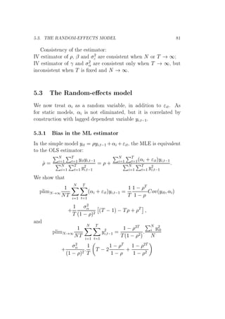º¿º ÌÀ Ê Æ ÇÅ¹ ÌË ÅÇ Ä ½
ÓÒ× ×Ø Ò Ý Ó Ø ×Ø Ñ ØÓÖ
ÁÎ ×Ø Ñ ØÓÖ Ó ¸ ¬ Ò
¾ Ö ÓÒ× ×Ø ÒØ Û Ò Æ ÓÖ Ì ½
ÁÎ ×Ø Ñ ØÓÖ Ó ­ Ò
¾
« Ö ÓÒ× ×Ø ÒØ ÓÒÐÝ Û Ò Ì ½¸ ÙØ
Ò ÓÒ× ×Ø ÒØ Û Ò Ì × Ü Ò Æ ½º
º¿ Ì Ê Ò ÓÑ¹ Ø× ÑÓ Ð
Ï ÒÓÛ ØÖ Ø « × Ö Ò ÓÑ Ú Ö Ð ¸ Ò Ø ÓÒ ØÓ Øº ×
ÓÖ ×Ø Ø ÑÓ Ð×¸ « × ÒÓØ Ð Ñ Ò Ø ¸ ÙØ Ø × ÓÖÖ Ð Ø Ý
ÓÒ×ØÖÙ Ø ÓÒ Û Ø Ð Ô Ò ÒØ Ú Ö Ð Ý Ø ½º
º¿º½ × Ò Ø ÅÄ ×Ø Ñ ØÓÖ
ÁÒ Ø × ÑÔÐ ÑÓ Ð Ý Ø Ý Ø ½ ·« · Ø¸ Ø ÅÄ × ÕÙ Ú Ð ÒØ
ØÓ Ø ÇÄË ×Ø Ñ ØÓÖ
ÈÆ
½
ÈÌ
Ø ½ Ý ØÝ Ø ½
ÈÆ
½
ÈÌ
Ø ½ Ý¾
Ø ½
·
ÈÆ
½
ÈÌ
Ø ½´« · ØµÝ Ø ½
ÈÆ
½
ÈÌ
Ø ½ Ý¾
Ø ½
Ï × ÓÛ Ø Ø
ÔÐ ÑÆ ½
½
ÆÌ
Æ
½
Ì
Ø ½
´« · ØµÝ Ø ½
½
Ì
½   Ì
½   ÓÚ´Ý ¼ « µ
·
½
Ì
¾
«
´½   µ¾
¢
´Ì  ½µ  Ì · Ì £
Ò
ÔÐ ÑÆ ½
½
ÆÌ
Æ
½
Ì
Ø ½
Ý¾
Ø ½
½   ¾Ì
Ì´½   ¾µ
ÈÆ
Ý¾
¼
Æ
·
¾
«
´½   µ¾
½
Ì
Ì  ¾
½   Ì
½   ·
½   ¾Ì
½   ¾
 