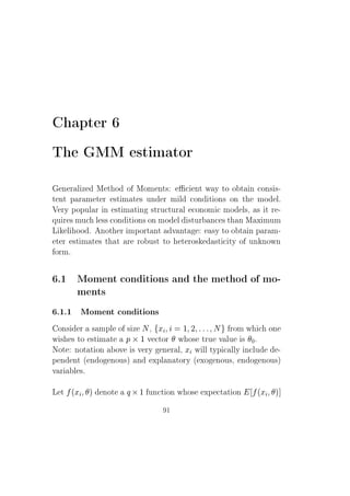 ÔØ Ö
Ì ÅÅ ×Ø Ñ ØÓÖ
Ò Ö Ð Þ Å Ø Ó Ó ÅÓÑ ÒØ× ÒØ Û Ý ØÓ Ó Ø Ò ÓÒ× ×¹
Ø ÒØ Ô Ö Ñ Ø Ö ×Ø Ñ Ø × ÙÒ Ö Ñ Ð ÓÒ Ø ÓÒ× ÓÒ Ø ÑÓ Ðº
Î ÖÝ ÔÓÔÙÐ Ö Ò ×Ø Ñ Ø Ò ×ØÖÙ ØÙÖ Ð ÓÒÓÑ ÑÓ Ð×¸ × Ø Ö ¹
ÕÙ Ö × ÑÙ Ð ×× ÓÒ Ø ÓÒ× ÓÒ ÑÓ Ð ×ØÙÖ Ò × Ø Ò Å Ü ÑÙÑ
Ä Ð ÓÓ º ÒÓØ Ö ÑÔÓÖØ ÒØ Ú ÒØ ×Ý ØÓ Ó Ø Ò Ô Ö Ñ¹
Ø Ö ×Ø Ñ Ø × Ø Ø Ö ÖÓ Ù×Ø ØÓ Ø ÖÓ× ×Ø ØÝ Ó ÙÒ ÒÓÛÒ
ÓÖÑº
º½ ÅÓÑ ÒØ ÓÒ Ø ÓÒ× Ò Ø Ñ Ø Ó Ó ÑÓ¹
Ñ ÒØ×
º½º½ ÅÓÑ ÒØ ÓÒ Ø ÓÒ×
ÓÒ× Ö × ÑÔÐ Ó × Þ Æ¸ Ü ½ ¾ Æ ÖÓÑ Û ÓÒ
Û × × ØÓ ×Ø Ñ Ø Ô ¢½ Ú ØÓÖ Û Ó× ØÖÙ Ú ÐÙ × ¼º
ÆÓØ ÒÓØ Ø ÓÒ ÓÚ × Ú ÖÝ Ò Ö Ð¸ Ü Û ÐÐ ØÝÔ ÐÐÝ Ò ÐÙ ¹
Ô Ò ÒØ ´ Ò Ó ÒÓÙ×µ Ò ÜÔÐ Ò ØÓÖÝ ´ ÜÓ ÒÓÙ×¸ Ò Ó ÒÓÙ×µ
Ú Ö Ð ×º
Ä Ø ´Ü µ ÒÓØ Õ¢½ ÙÒ Ø ÓÒ Û Ó× ÜÔ Ø Ø ÓÒ ´Ü µ
½
 