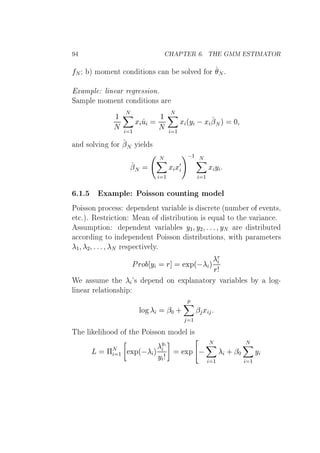 À ÈÌ Ê º ÌÀ ÅÅ ËÌÁÅ ÌÇÊ
Æ µ ÑÓÑ ÒØ ÓÒ Ø ÓÒ× Ò ×ÓÐÚ ÓÖ Æº
Ü ÑÔÐ Ð Ò Ö Ö Ö ×× ÓÒº
Ë ÑÔÐ ÑÓÑ ÒØ ÓÒ Ø ÓÒ× Ö
½
Æ
Æ
½
Ü Ù
½
Æ
Æ
½
Ü ´Ý  Ü ¬Æµ ¼
Ò ×ÓÐÚ Ò ÓÖ ¬Æ Ý Ð ×
¬Æ
Æ
½
Ü Ü¼
 ½ Æ
½
Ü Ý
º½º Ü ÑÔÐ ÈÓ ××ÓÒ ÓÙÒØ Ò ÑÓ Ð
ÈÓ ××ÓÒ ÔÖÓ ×× Ô Ò ÒØ Ú Ö Ð × × Ö Ø ´ÒÙÑ Ö Ó Ú ÒØ×¸
Ø ºµº Ê ×ØÖ Ø ÓÒ Å Ò Ó ×ØÖ ÙØ ÓÒ × ÕÙ Ð ØÓ Ø Ú Ö Ò º
××ÙÑÔØ ÓÒ Ô Ò ÒØ Ú Ö Ð × Ý½ Ý¾ ÝÆ Ö ×ØÖ ÙØ
ÓÖ Ò ØÓ Ò Ô Ò ÒØ ÈÓ ××ÓÒ ×ØÖ ÙØ ÓÒ×¸ Û Ø Ô Ö Ñ Ø Ö×
½ ¾ Æ Ö ×Ô Ø Ú ÐÝº
ÈÖÓ Ý Ö ÜÔ´  µ
Ö
Ö
Ï ××ÙÑ Ø ³× Ô Ò ÓÒ ÜÔÐ Ò ØÓÖÝ Ú Ö Ð × Ý ÐÓ ¹
Ð Ò Ö Ö Ð Ø ÓÒ× Ô
ÐÓ ¬¼ ·
Ô
½
¬ Ü
Ì Ð Ð ÓÓ Ó Ø ÈÓ ××ÓÒ ÑÓ Ð ×
Ä ¥Æ
½ ÜÔ´  µ
Ý
Ý
ÜÔ  
Æ
½
· ¬¼
Æ
½
Ý
 