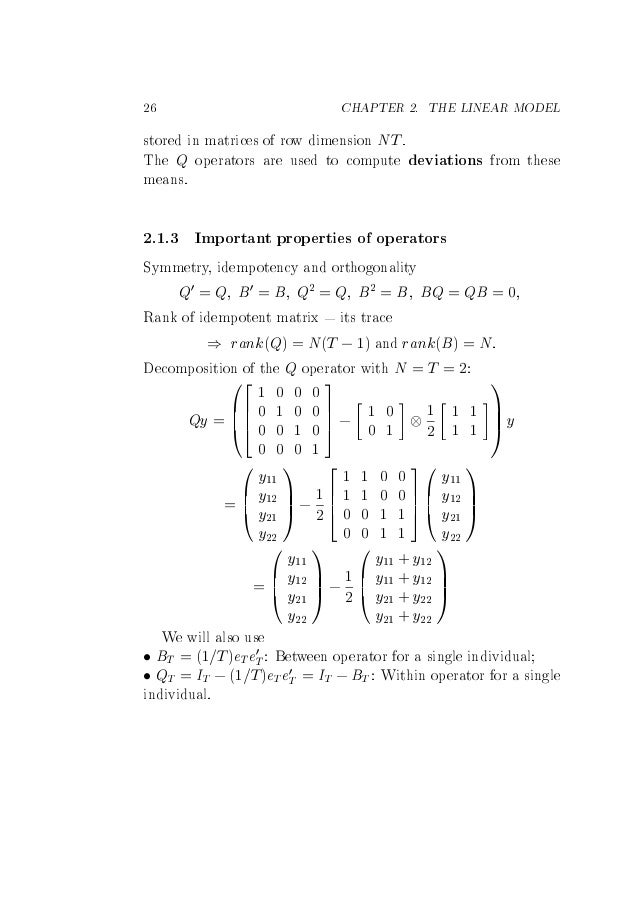 Panel Data Econometrics And Gmm Estimation