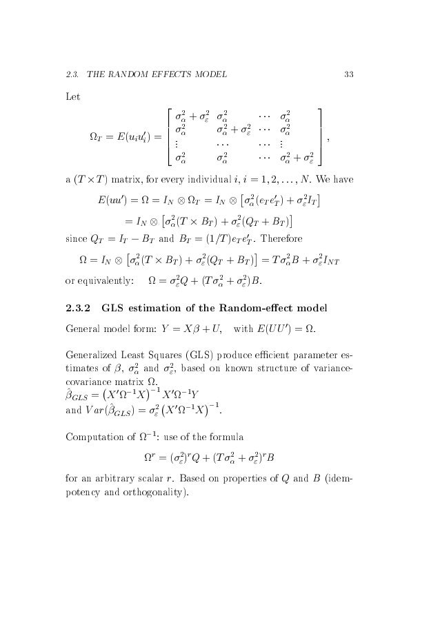 Panel Data Econometrics And Gmm Estimation