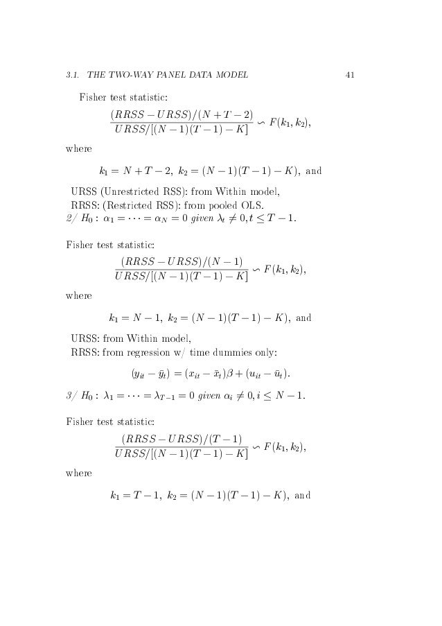 Panel Data Econometrics And Gmm Estimation