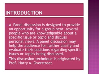 Panel discussion mukesh | PDF