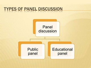 Panel discussion ppt | PPTX