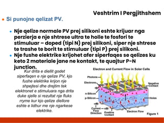 xDSL
Veshtrim I Pergjithshem
● Si punojne qelizat PV.
● Nje qelize normale PV prej silikoni eshte krijuar nga
perzierja e ...