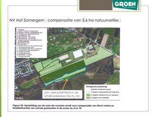 NV Hof Somergem : compensatie van 3,6 ha natuurverlies :
 