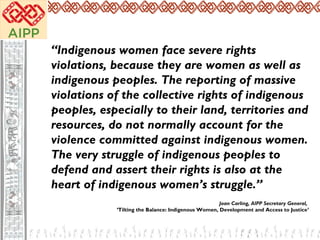 Empowering Indigenous Women and Girls | PPT