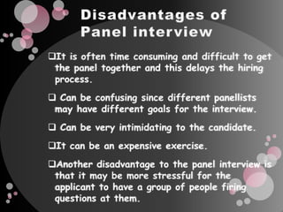 Panel interview | PPTX