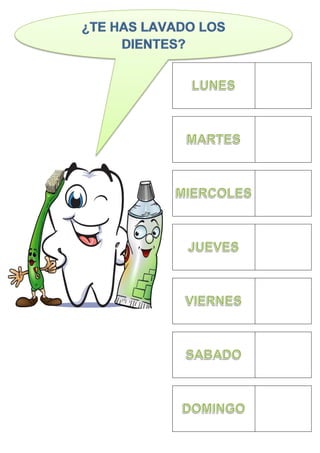 Panel lavar dientes