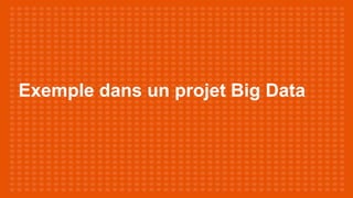 Exemple dans un projet Big Data
 