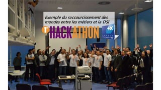 Exemple du raccourcissement des
mondes entre les métiers et la DSI
 