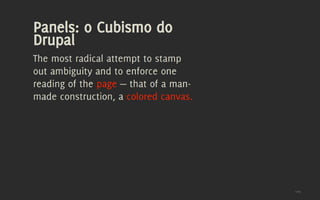 Panels: Drupal Cubista