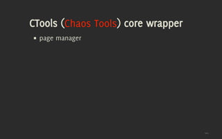 Panels: Drupal Cubista