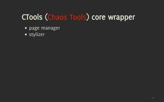 Panels: Drupal Cubista