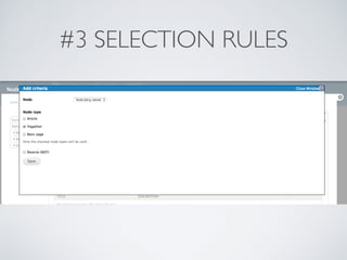 #3 SELECTION RULES
 