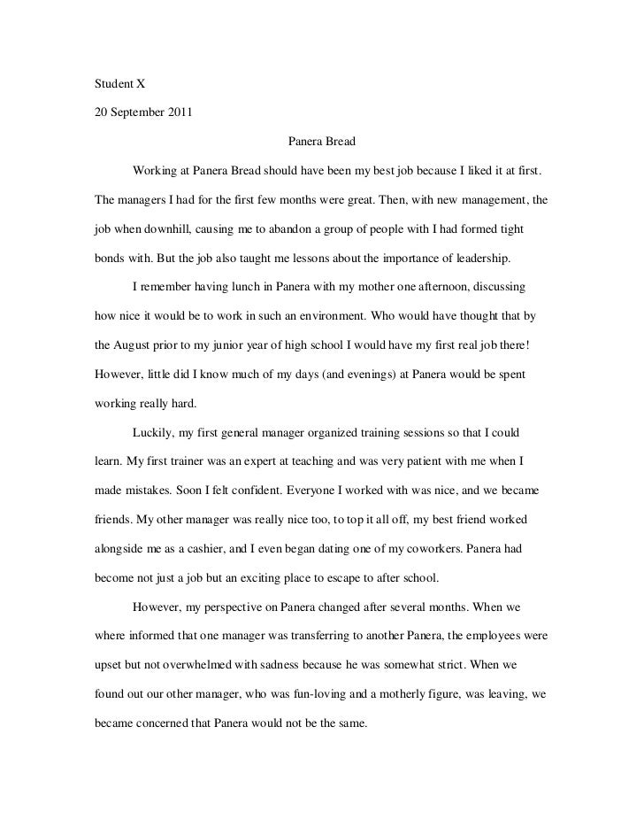 Essays about after school jobs