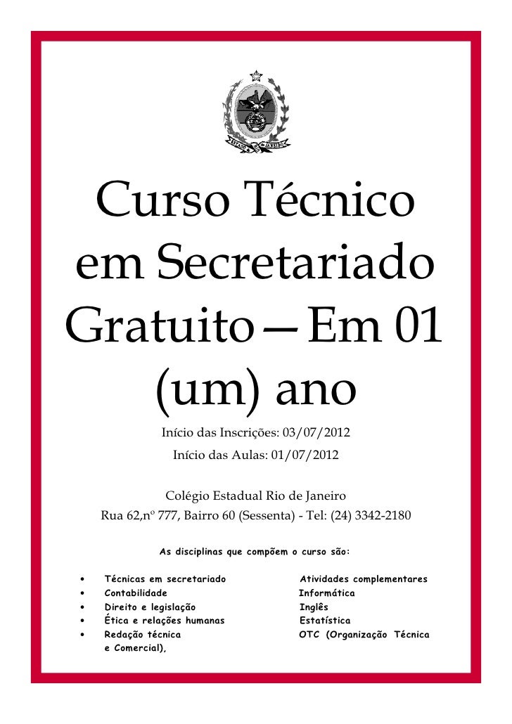 Curso secretariado