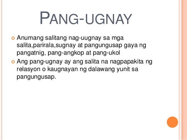 Mga Pang Ugnay Na Salita Na Ginagamit Sa Sanhi At - Mobile Legends