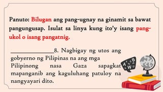 PANG-UGNAY ika-sampung baitang sa filipino 10 | PPTX