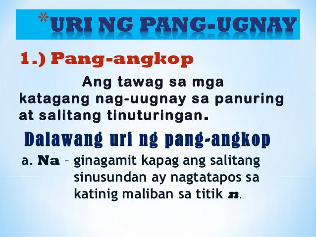 Pang Ugnay Na Ginagamit Sa Pagkakasunod Sunod - Mobile Legends