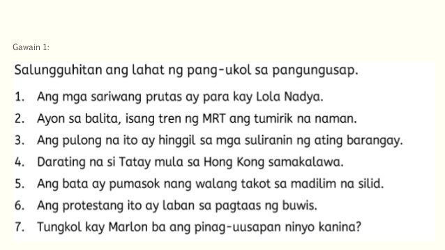 Halimbawa Ng Pang Ukol Sa Pangungusap Halimbawa Mobile Legends