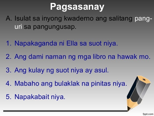 Anu Ano Ang Kahulugan Ng Pang Abay