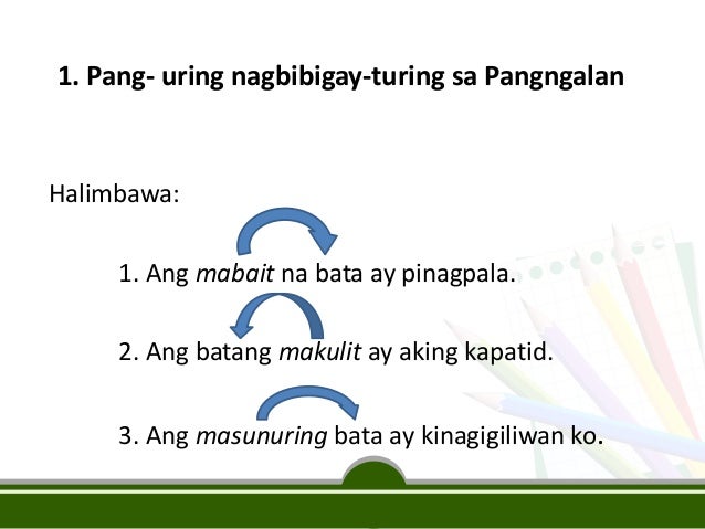 Mga Salitang Naglalarawan Pang Uri Mga Halimbawa At - Mobile Legends