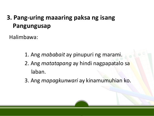 Halimbawa Ng Pang Uri Na Pangungusap - Anti Vuvuzela