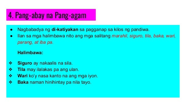 Kahulugan Ng Agam Agam – Halimbawa