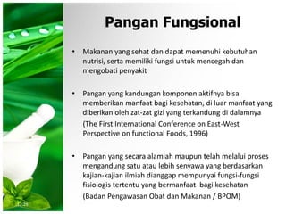 Kimia Pangan Fungsional: Zat yang Bermanfaat bagi Kesehatan