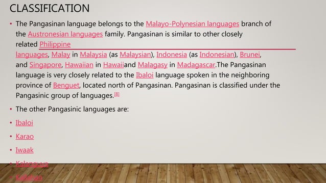 Pompahan Language Pangasinan Language | PPTX