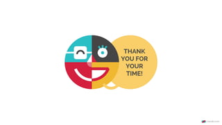 THANK
YOU FOR
YOUR
TIME!
 