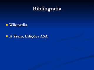 Bibliografia Wikipédia A Terra , Edições ASA 