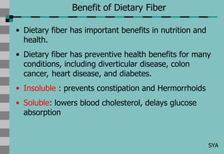 Comprehensive Overview of Dietary Fiber and Functional Carbohydrates in ...