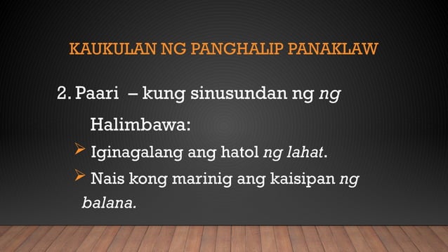 panghalip at mga uri nito.pptx ito ay patungkol sa filipino | PPTX