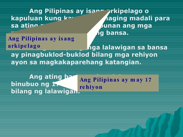 7 Ano Ang Katangian Ng Pilipinas Bilang Isang Bansang Archipelago