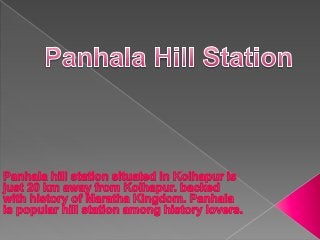 Panhala Hill Station