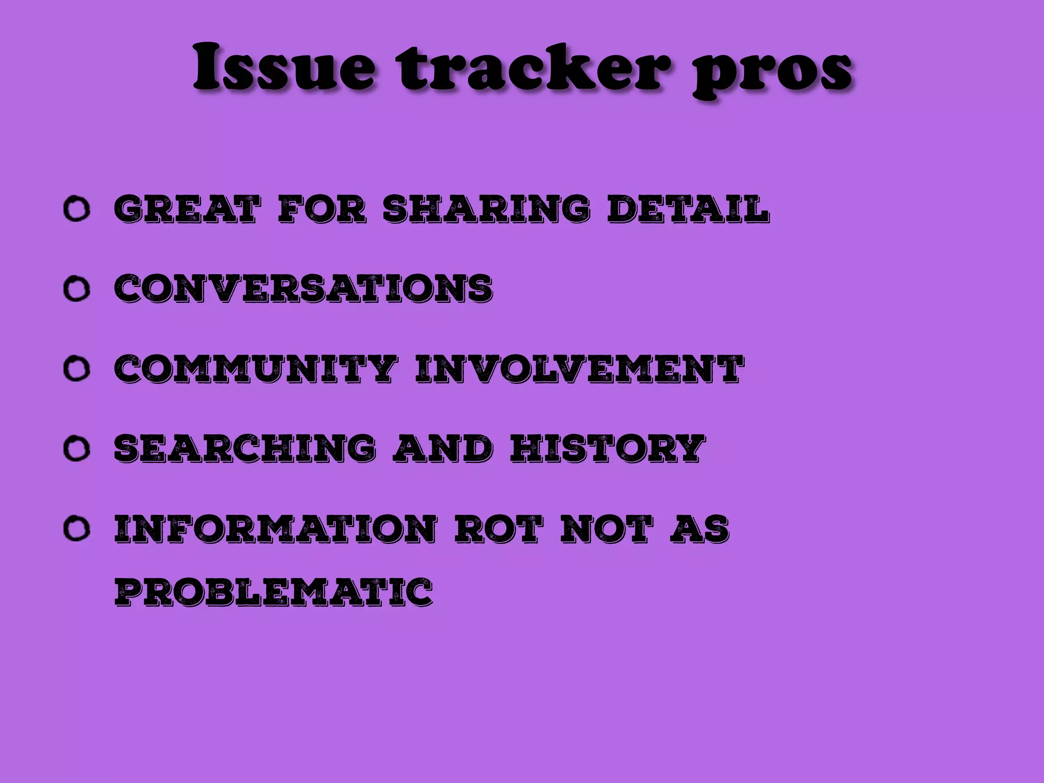 Social media cons
Not so good for conversation or
contributions
harder to focus
can be low signal to noise
Can become toxic
 