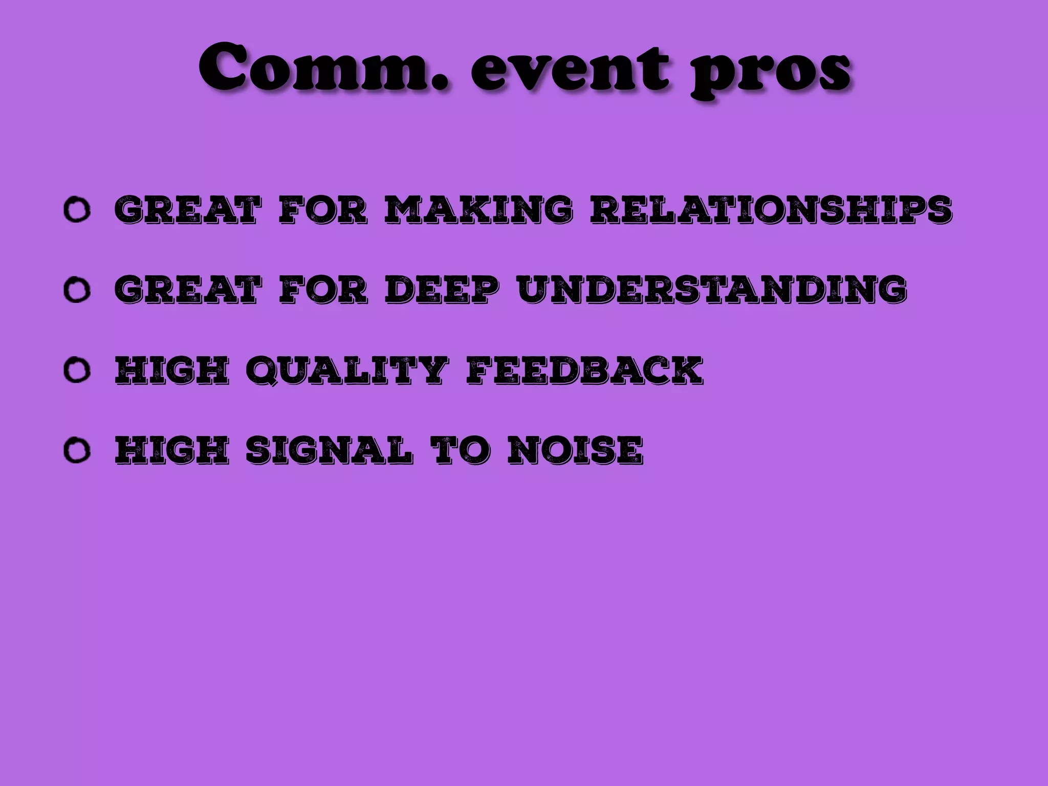 Issue tracker cons
can pull you away from the
docs
can require engineering
overhead or be overkill
can be intimidating to non
techies
 