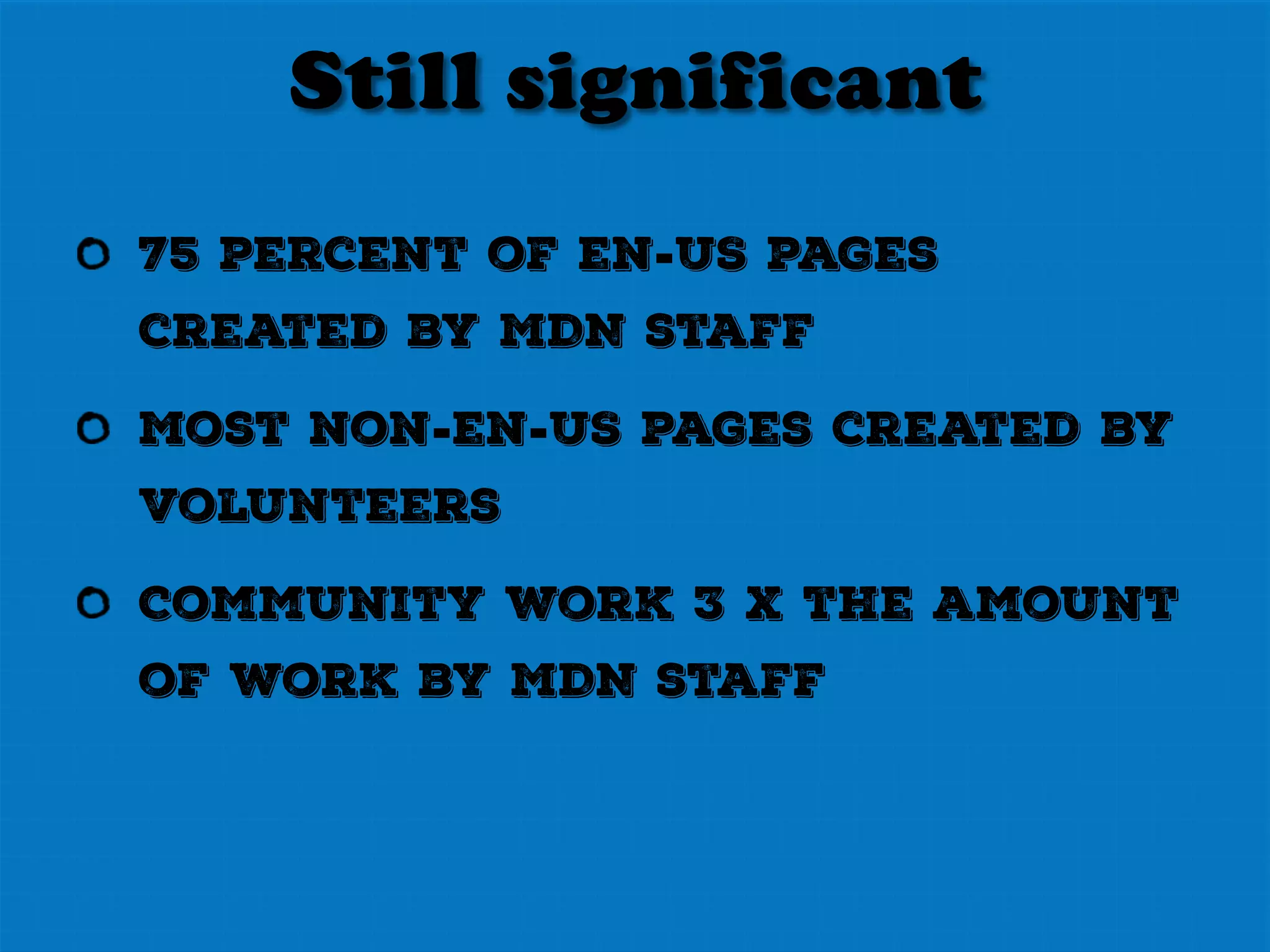 Turning feedback into
contributions
 