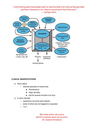 Panic attack panic disorder | PDF