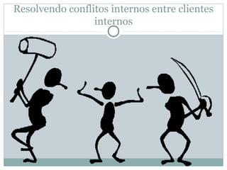 Resolvendo conflitos internos entre clientes
                 internos
 